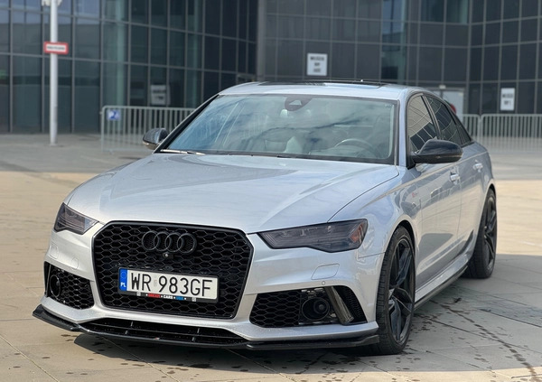 Audi A6 cena 140000 przebieg: 155600, rok produkcji 2016 z Radom małe 232